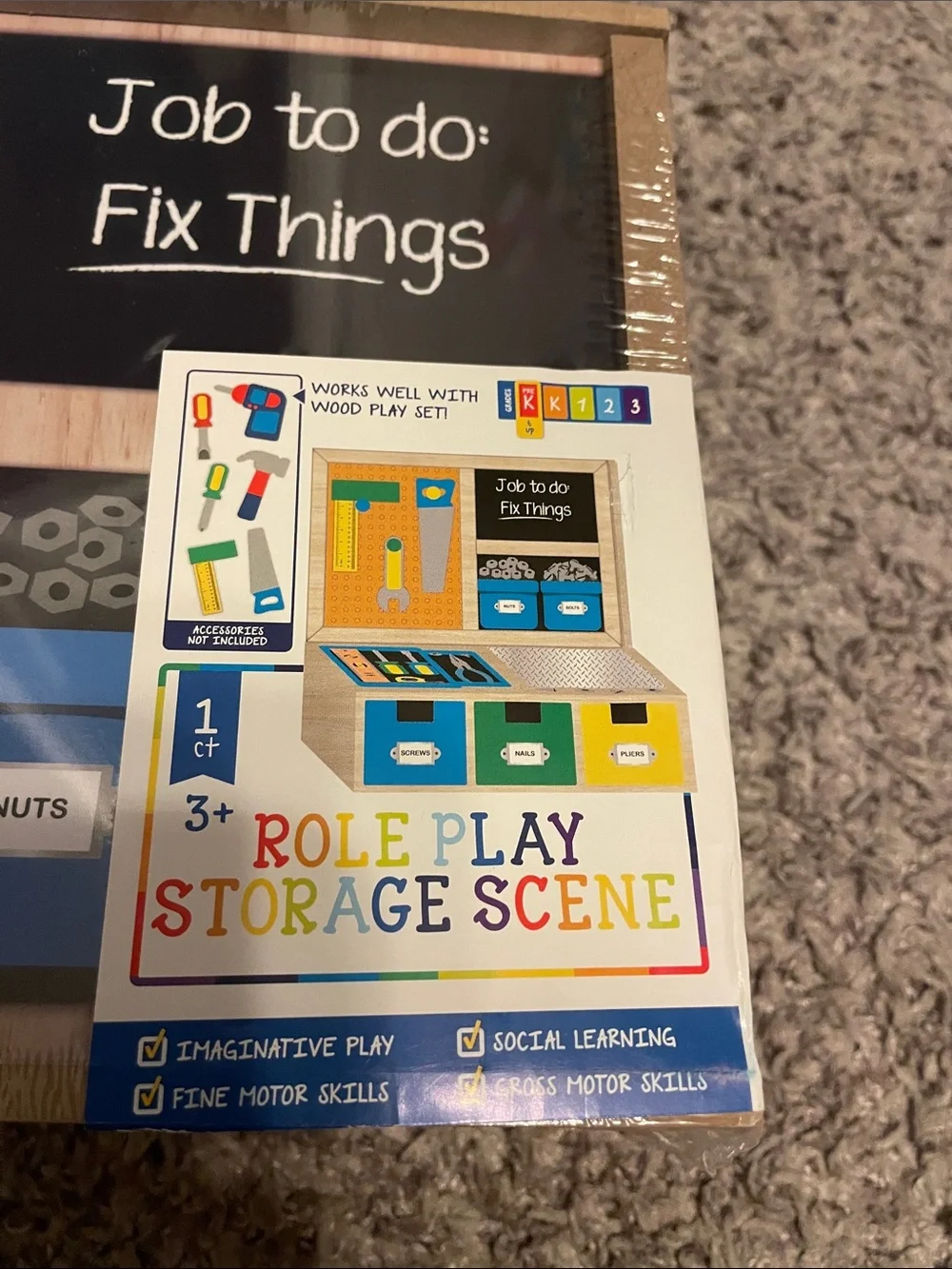 Horizon Role Play Fix Tools Storage Scene Toy Set Imaginative Play Set